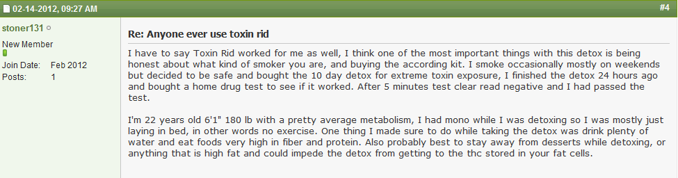 420 Magazine 10 Day Toxin Rid Detox Feedback