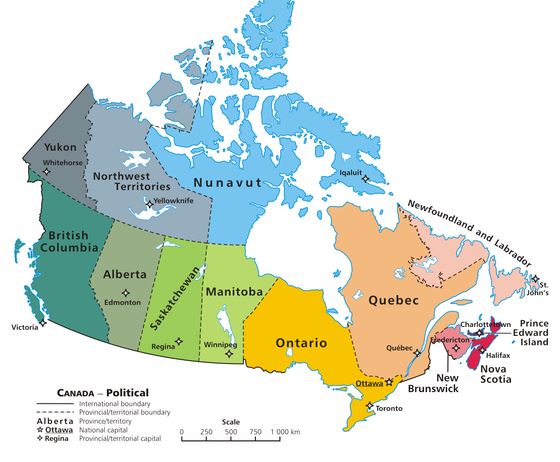 Canada map